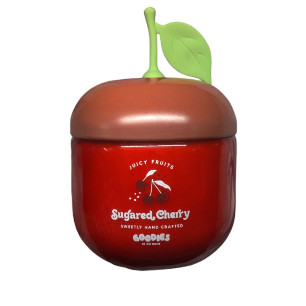 DW Home Goodies Sugared Cherry Candle w/ Decorative Top